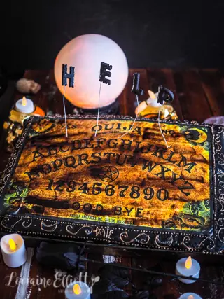 Ouija Board Cake