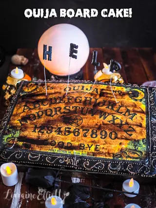 Ouija Board Cake