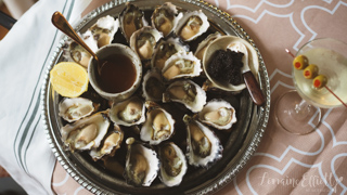 Oysters with Ginger & Lime Dressing