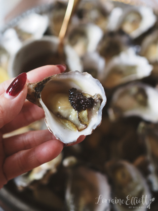 Oysters with Ginger & Lime Dressing