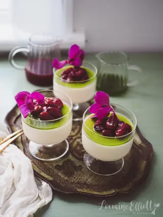 Pandan Panna Cotta