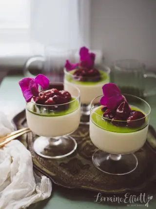 Pandan Panna Cotta