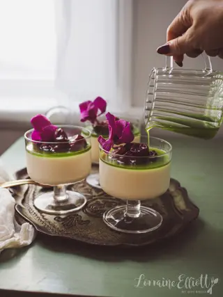Pandan Panna Cotta