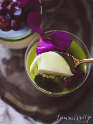 Pandan Panna Cotta