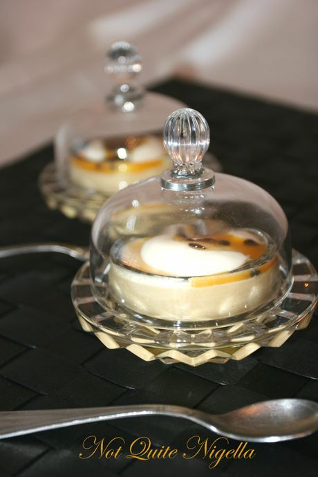 Passionfruit & White Chocolate Mousse @ Not Quite Nigella