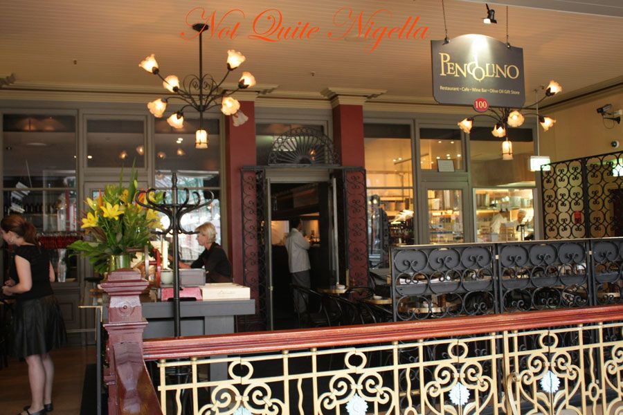 Pendolino Restaurant, Strand Arcade, Sydney, review Not Quite Nigella