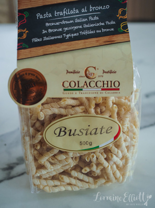 Pesto Trapanese Busiate