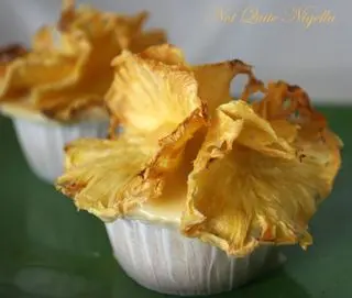 Pineapple Hibiscus cupcakes