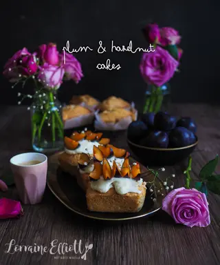 Little Plum & Hazelnut Butter Cakes