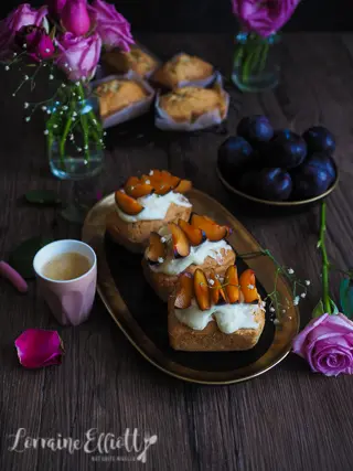 Little Plum & Hazelnut Butter Cakes
