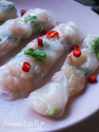 Dim Sum Chee Cheong Fun Prawn Roll Hack
