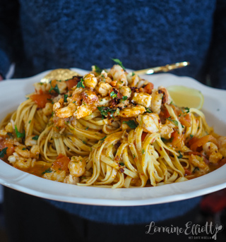 Prawn Shrimp Linguine