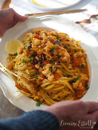 Prawn Shrimp Linguine