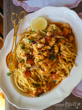 Prawn Shrimp Linguine