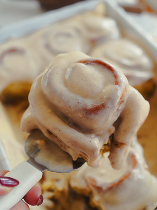 Pumpkin Cinnamon Rolls