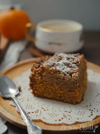Pumpkin New York Crumb Cake