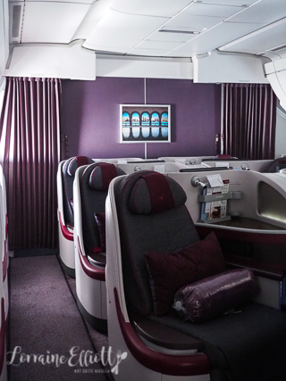 Qatar Airways Business Class Review Edinburgh to Sydney