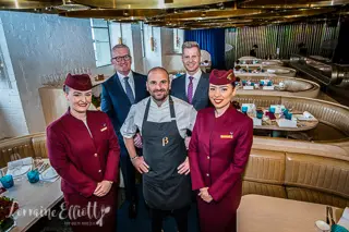 Qatar Airways George Calombaris new menu