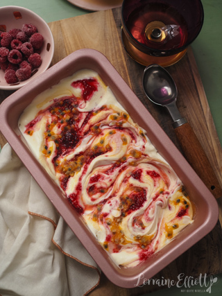 Raspberry Passion Fruit Ice Cream