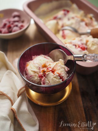 Raspberry Passion Fruit Ice Cream