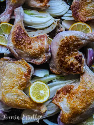 French Roast Chicken With Fennel & Lemon