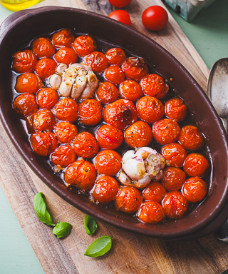 Roasted Cherry Tomatoes - Perfect & Sweet