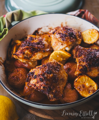 Spicy Roasted Chicken Thighs