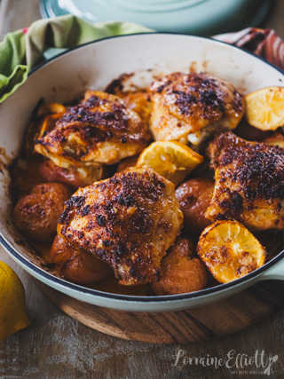Spicy Roasted Chicken Thighs