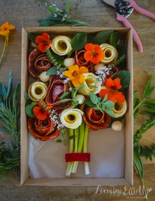 Salami Rose Charcuterie Platter