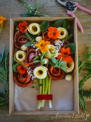 Salami Rose Charcuterie Platter
