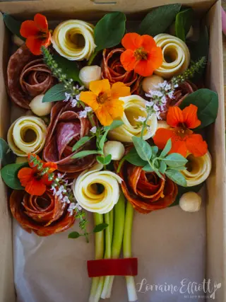 Salami Rose Charcuterie Platter