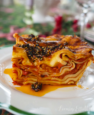 Spicy Prawn Seafood Lasagne