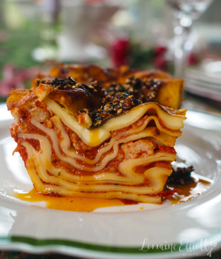 Spicy Prawn Seafood Lasagne