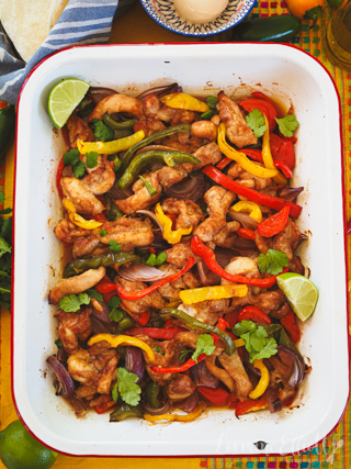 Sheet Pan Chicken Fajita Recipe