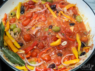 Sicilian Italian Sweet and Sour Chicken
