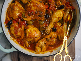 Sicilian Italian Sweet and Sour Chicken