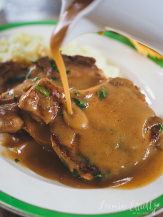 Smothered Pork Chops in the Slow Cooker