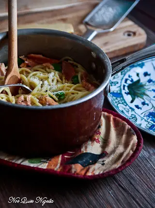 Spaghetti Smoked Trout