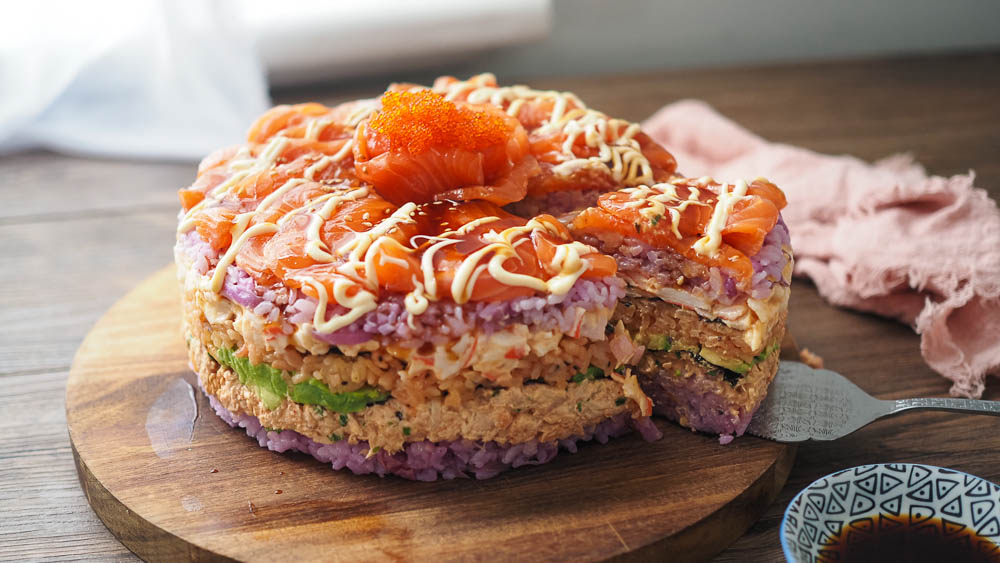 Sushi Cake Recipe - How to Make a Showstopping Sushi Cake