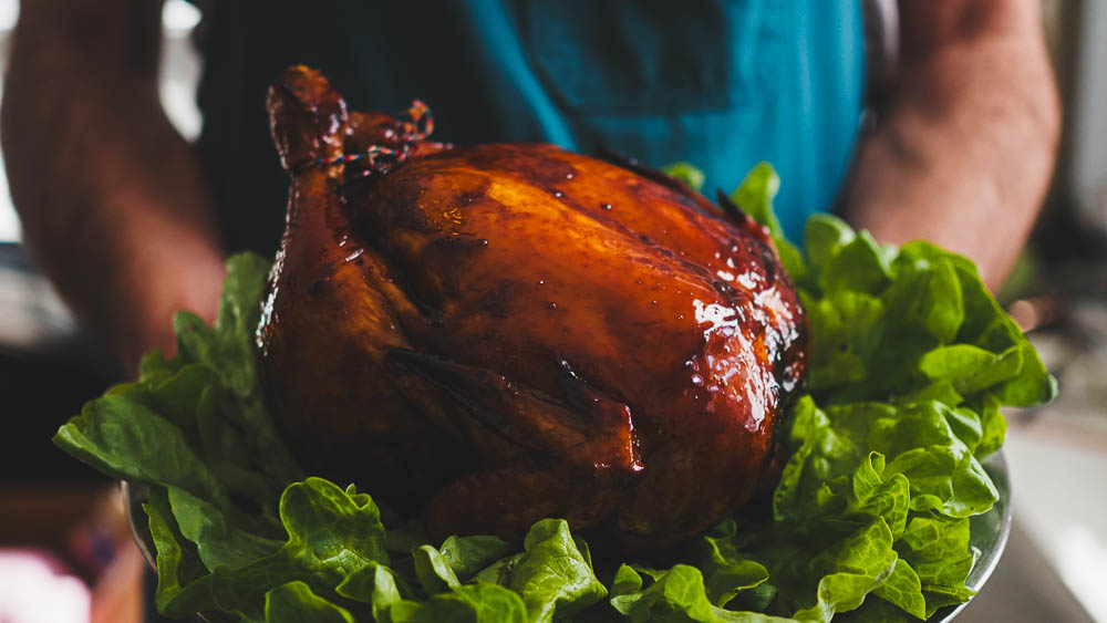 Roast Teriyaki Chicken with Homemade Glaze