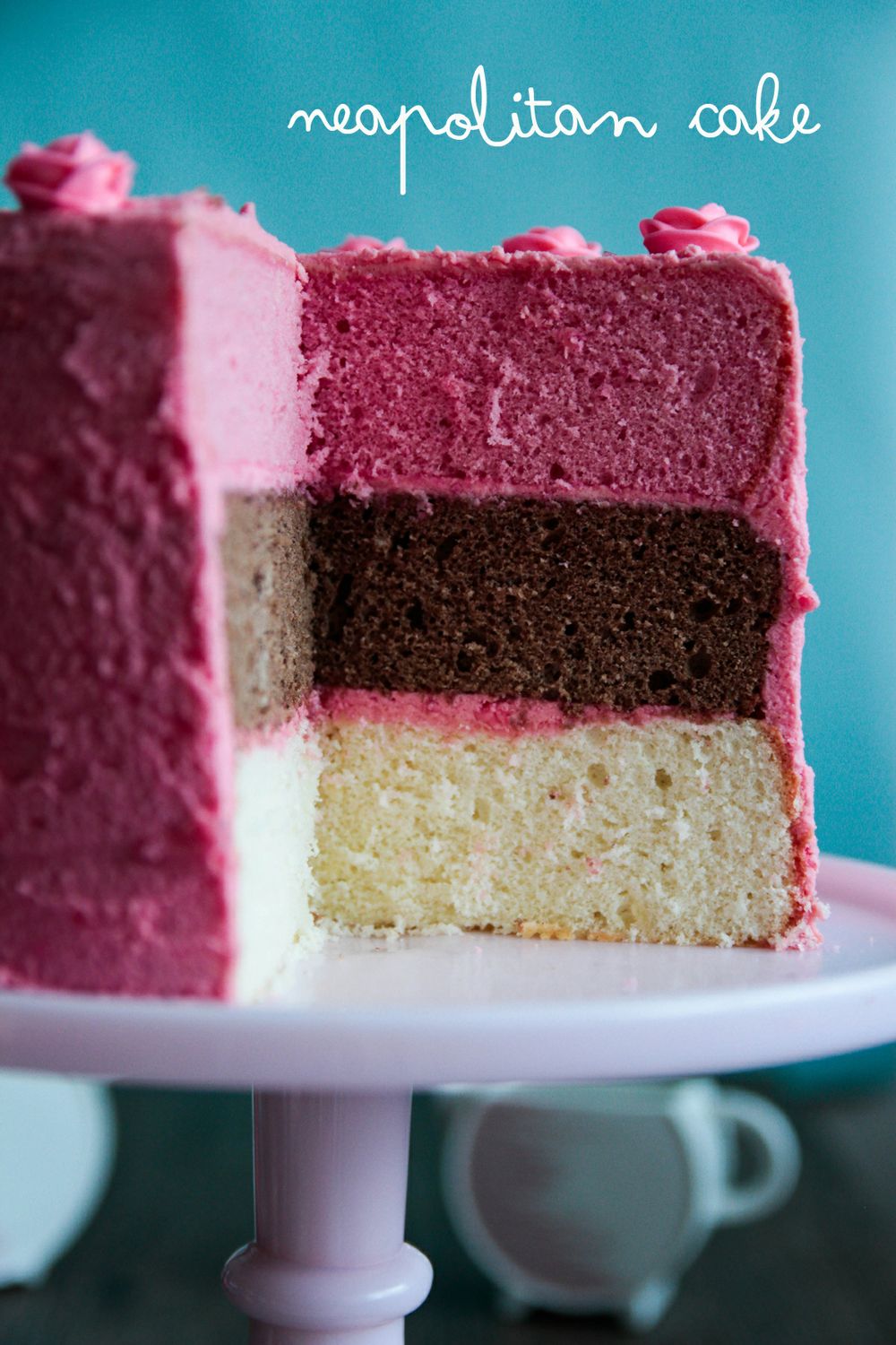 Neapolitan Cake @ Not Quite Nigella