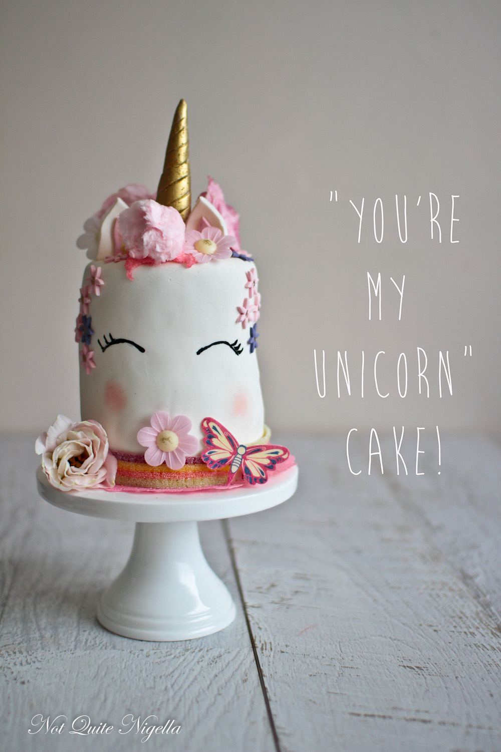 Unicorn Rainbow Cake Not Quite Nigella