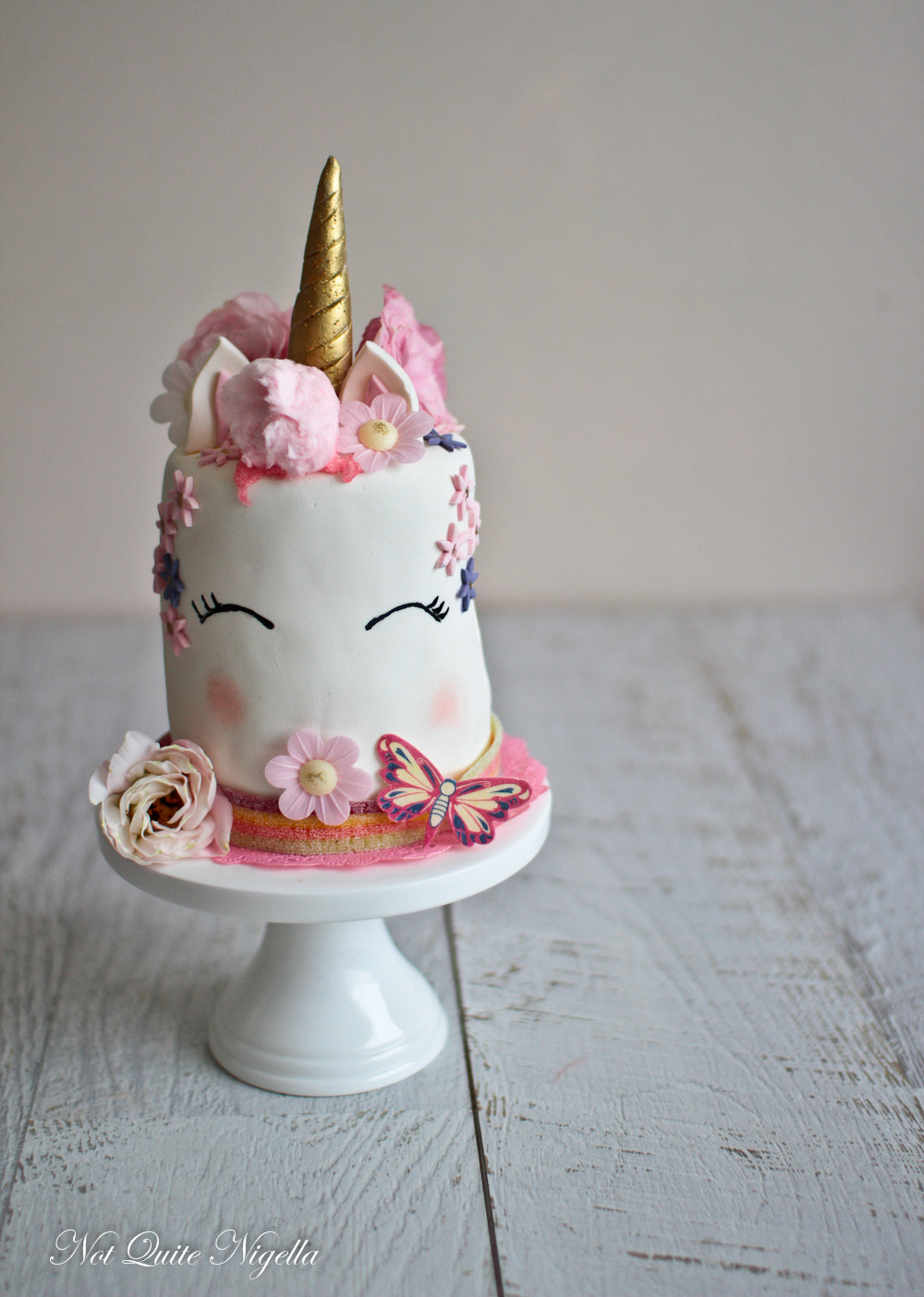 Unicorn Rainbow Cake @ Not Quite Nigella