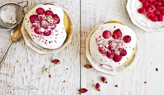 Vegan Raspberry Rose Cake