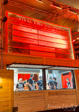 Vivid Sydney's Vivid Fire Kitchen