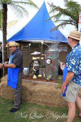 Worm Sushi, Huhu Grubs & Grasshoppers - Hokitika Wild Foods Festival, New Zealand